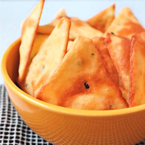 Sour cream and onion keto chips. Gluten-free and low carb with the taste you love. #ketochips #ketorecipes