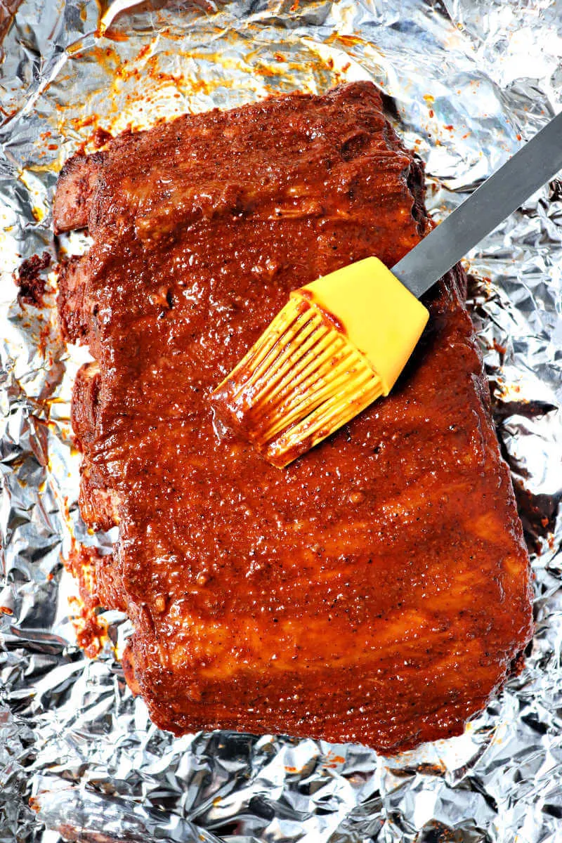 Keto pork ribs with a dry keto rib rub. Baked or grilled with southern-style gluten-free spices. #ketodinner #ketorecipes