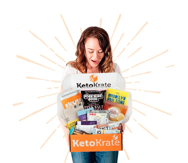 Keto Krate box example for review, unboxing