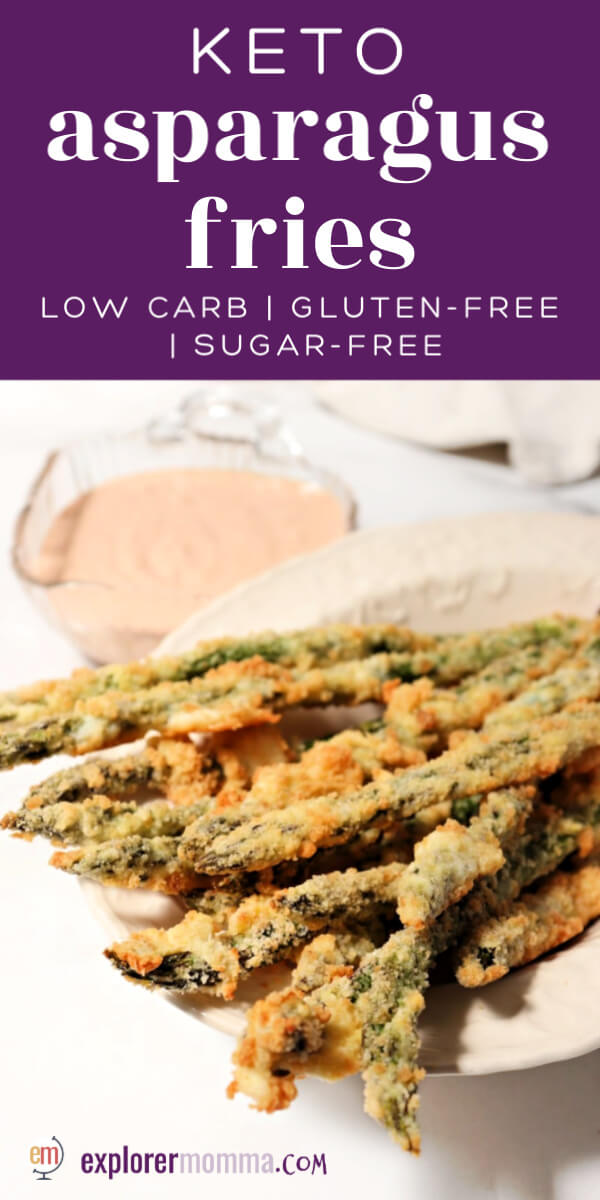 Keto Asparagus Fries With Spicy Garlic Dip Explorer Momma
