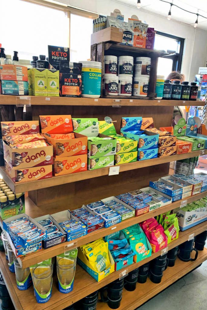 Explorado Market keto bakery shelves