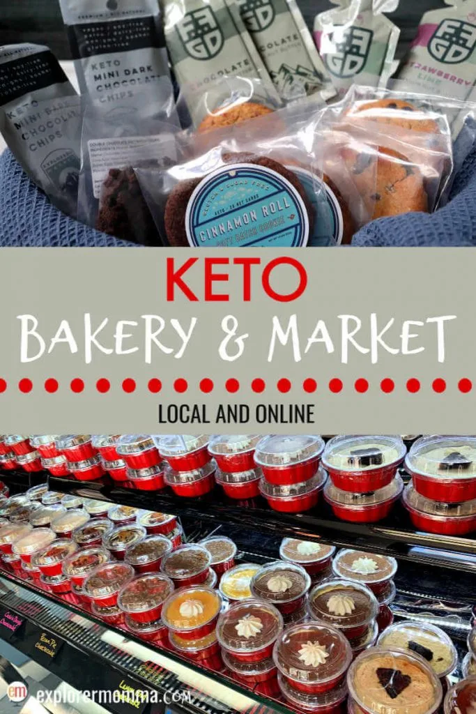 Online keto bakery and market or pick up your order on site! Delicious gluten-free, sugar-free treats and fun to explore. #ketobakery #ketosnacks