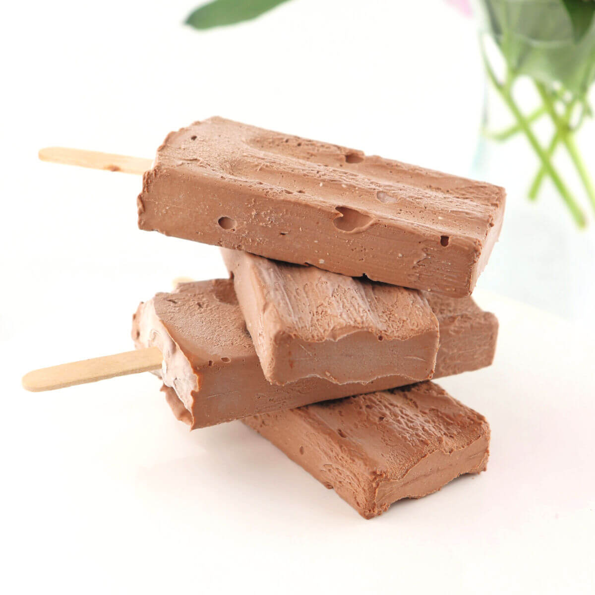 Keto Chocolate Ice Cream Bars are the perfect summer fun in the sun low carb treat.