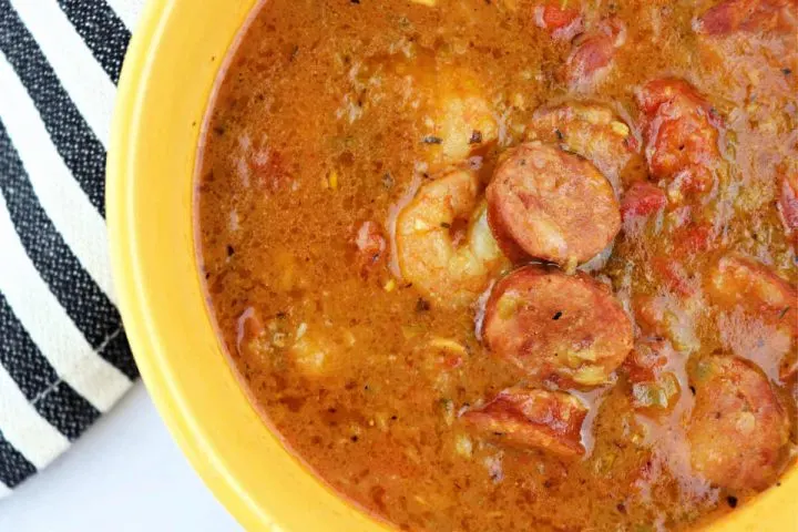 New Orleans Cajun style keto gumbo will transport you to Louisiana.