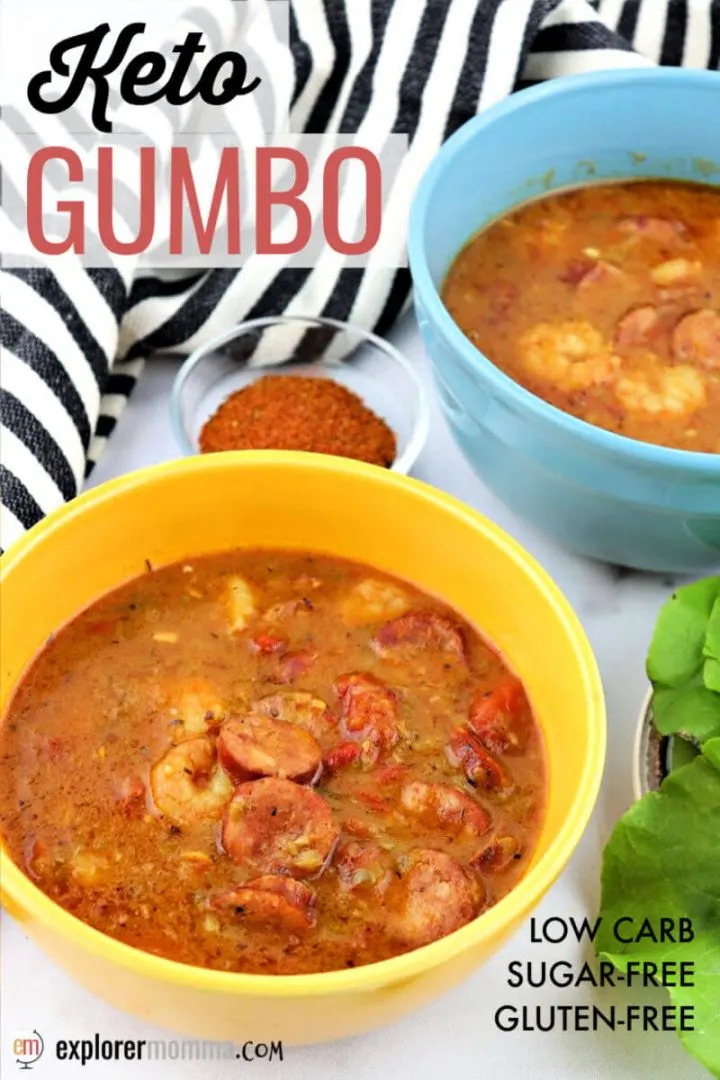 Head south with the delicious cajun keto gumbo recipe. Creole spice and flavor while low carb and ready to transport you to Louisiana.
