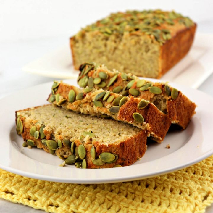 Delicious keto zucchini bread is so good and perfect for a low carb summer breakfast or snack.