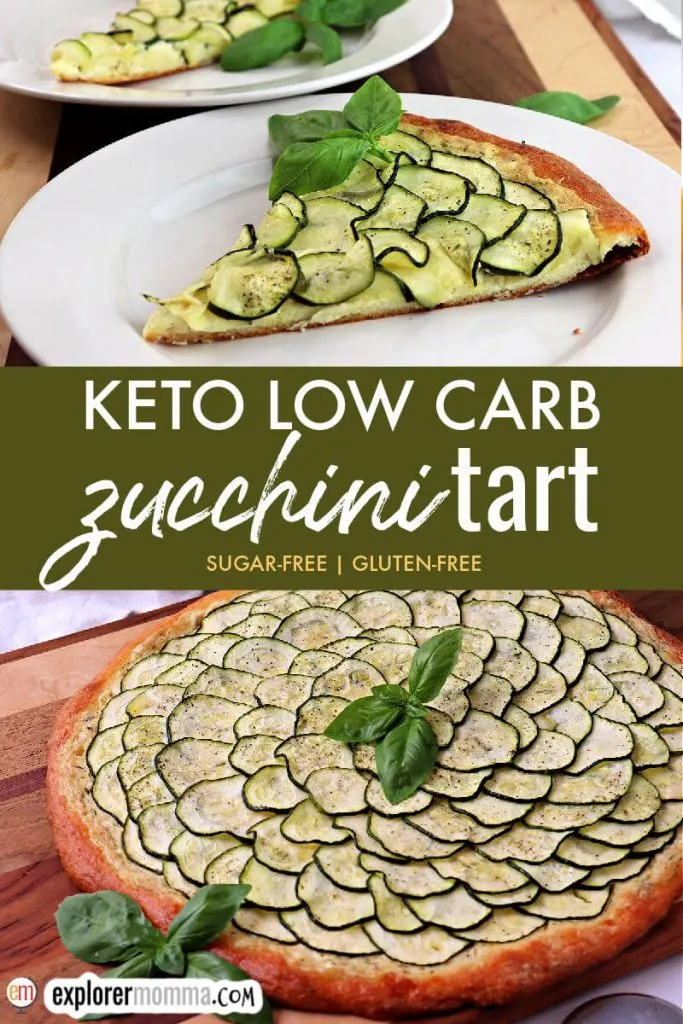 Keto Zucchini Tart Pizza