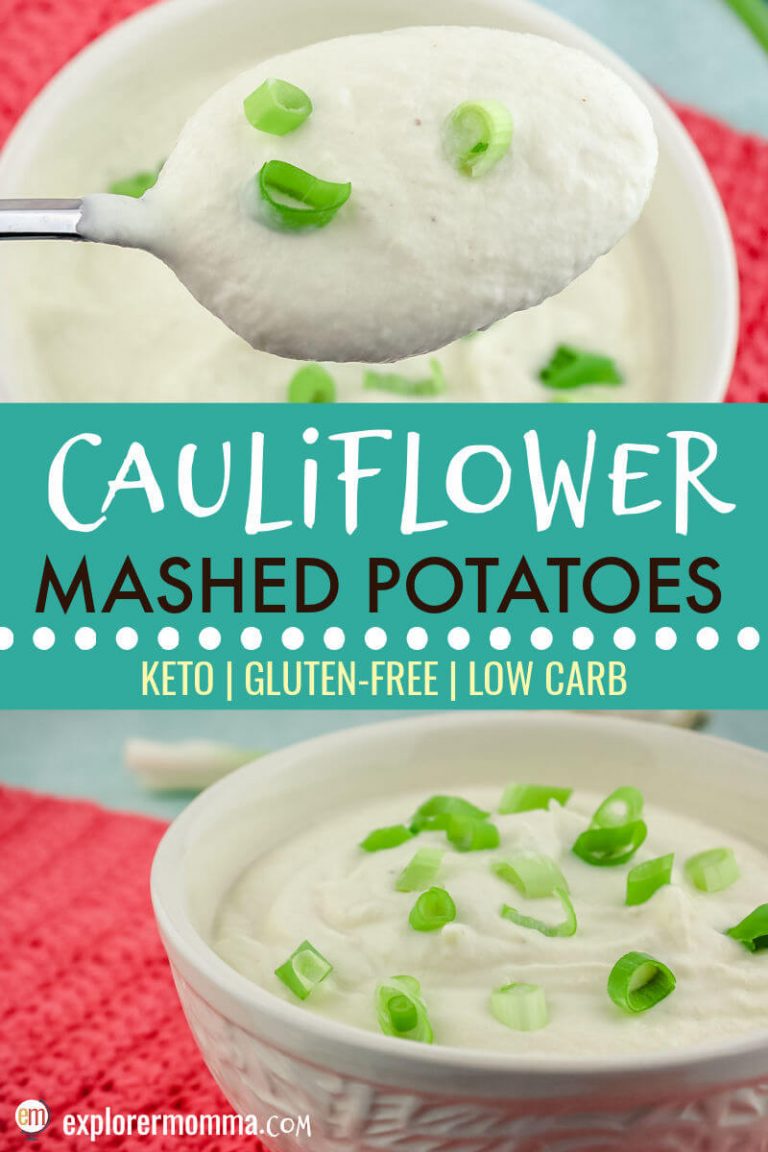 Cauliflower Mashed Potatoes Keto Low Carb Explorer Momma