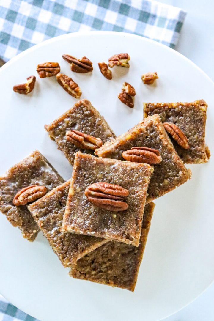 Easy Keto Pecan Pie Bars Explorer Momma