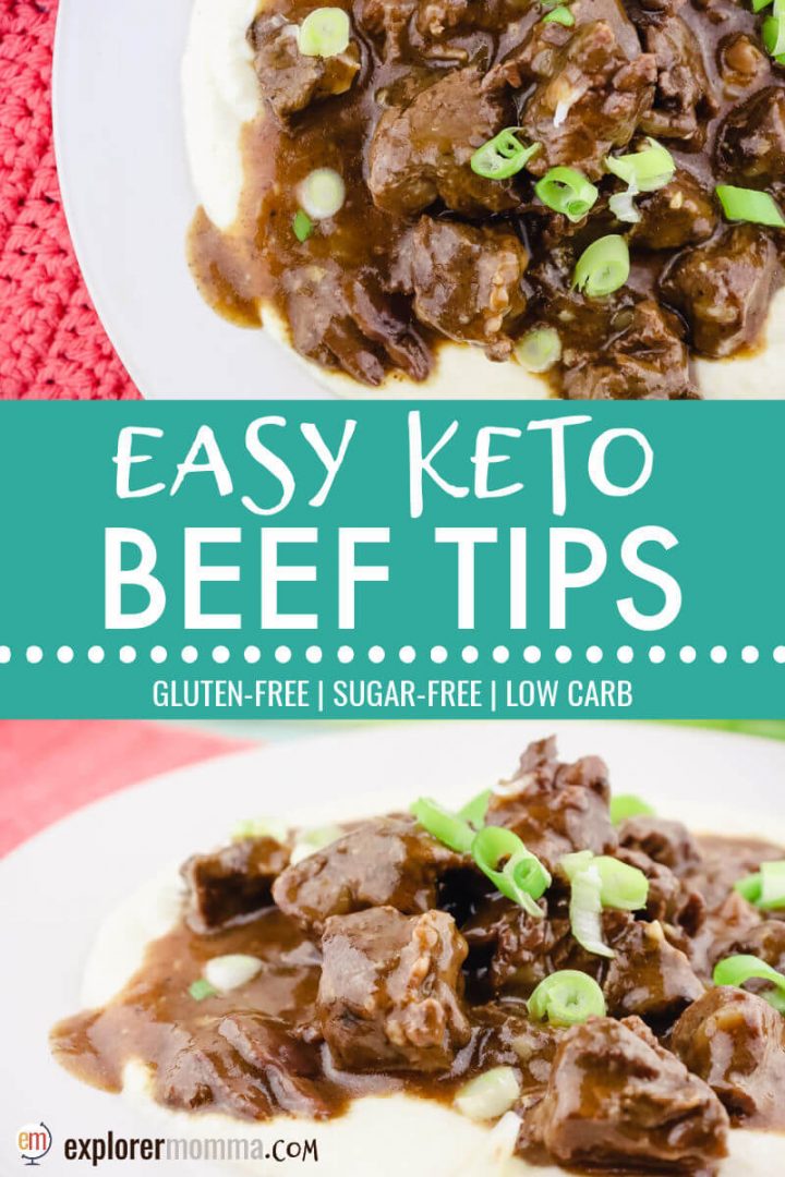 Easy Keto Beef Tips With Gravy Explorer Momma