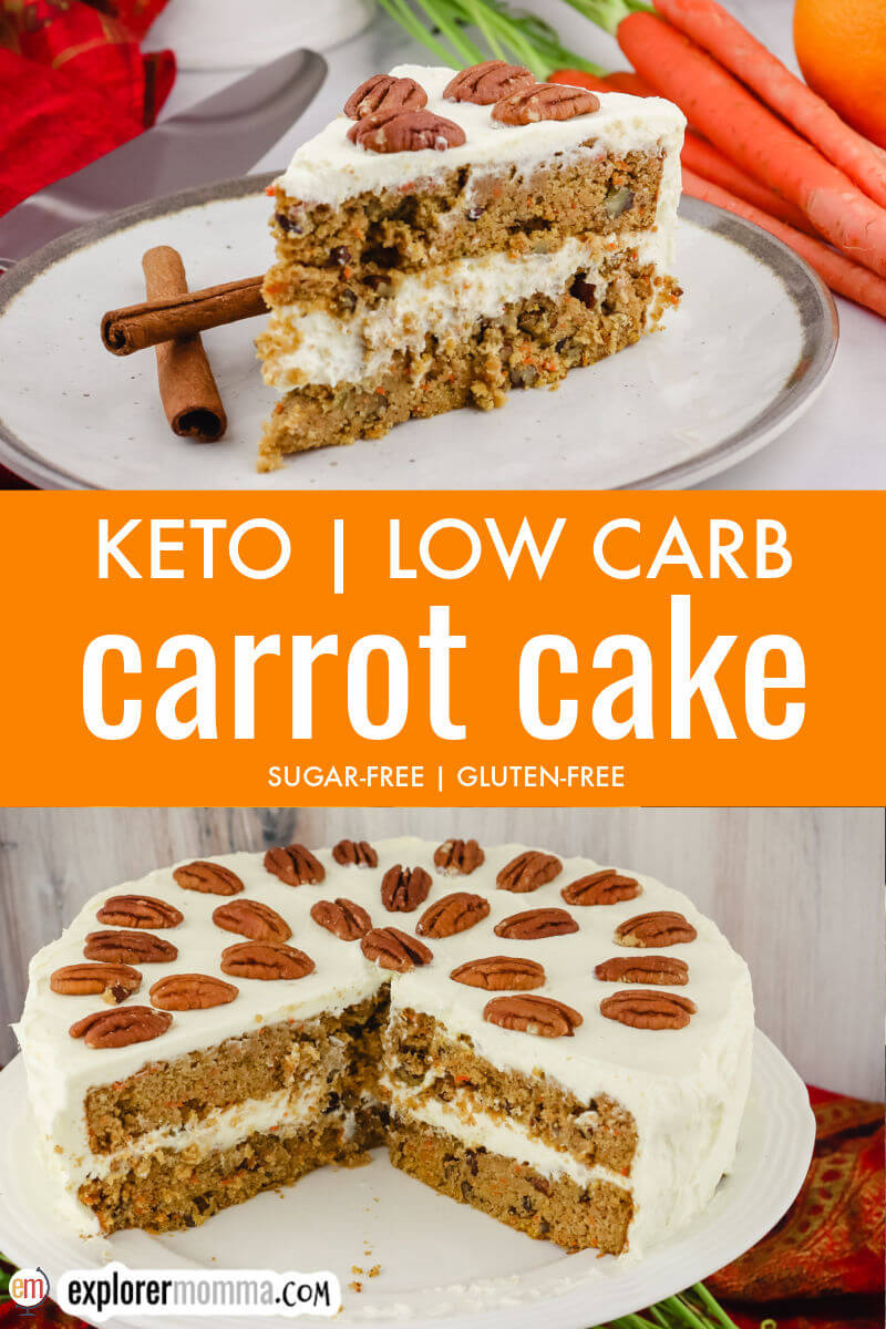 Best Spiced Keto Carrot Cake {Low Carb} | Explorer Momma