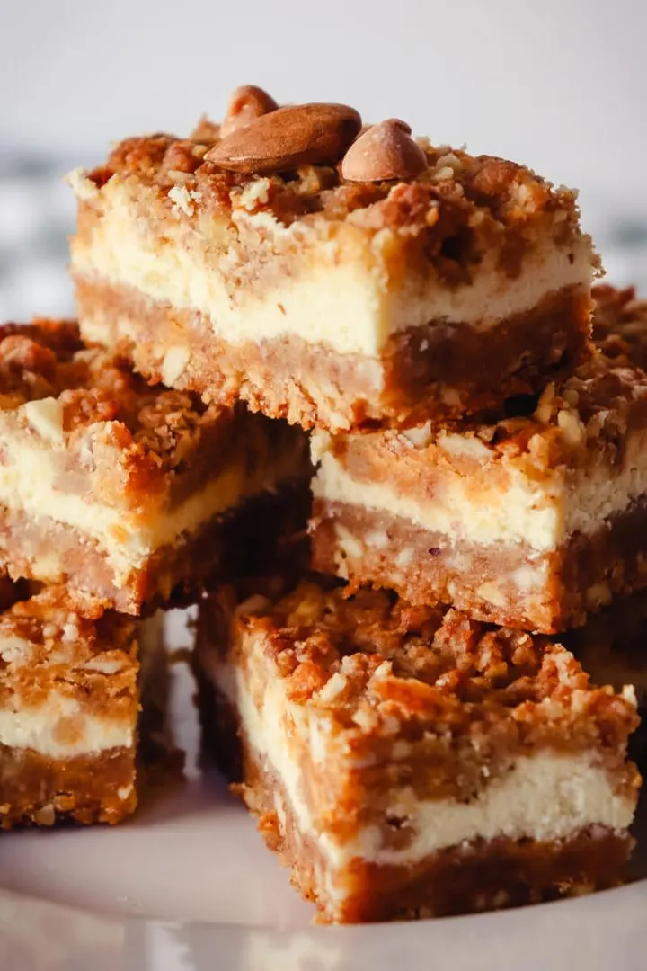 Keto butterscotch cheesecake bars
