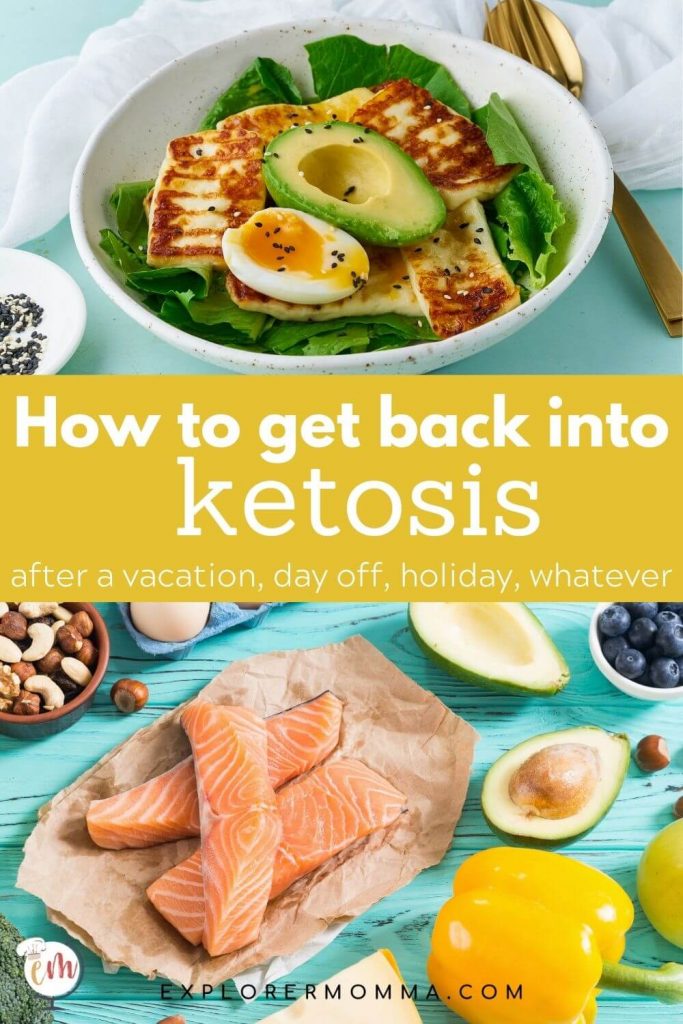 How to get back into ketosis and how long - Explorer Momma