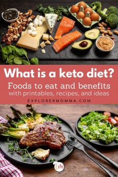 What is a keto diet? Tips and printable keto foods list - Explorer Momma
