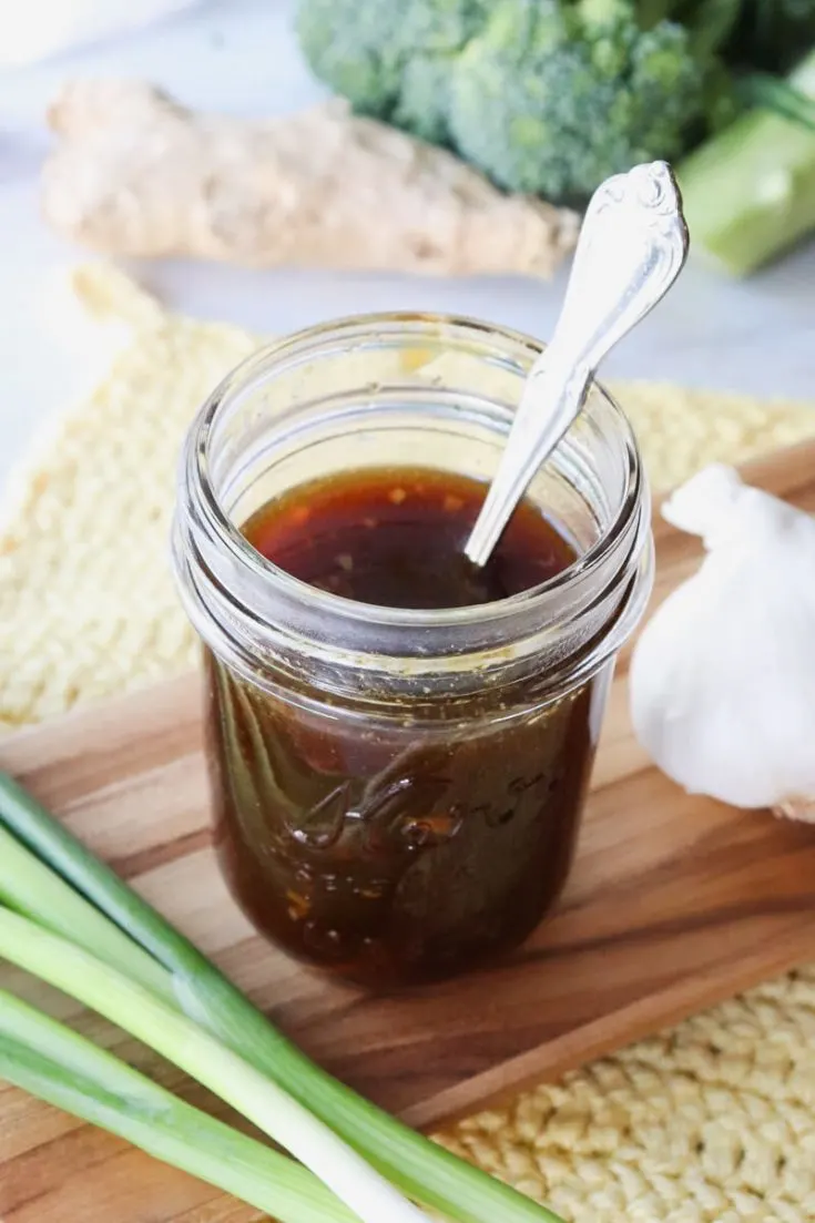 jar of keto teriyaki sauce