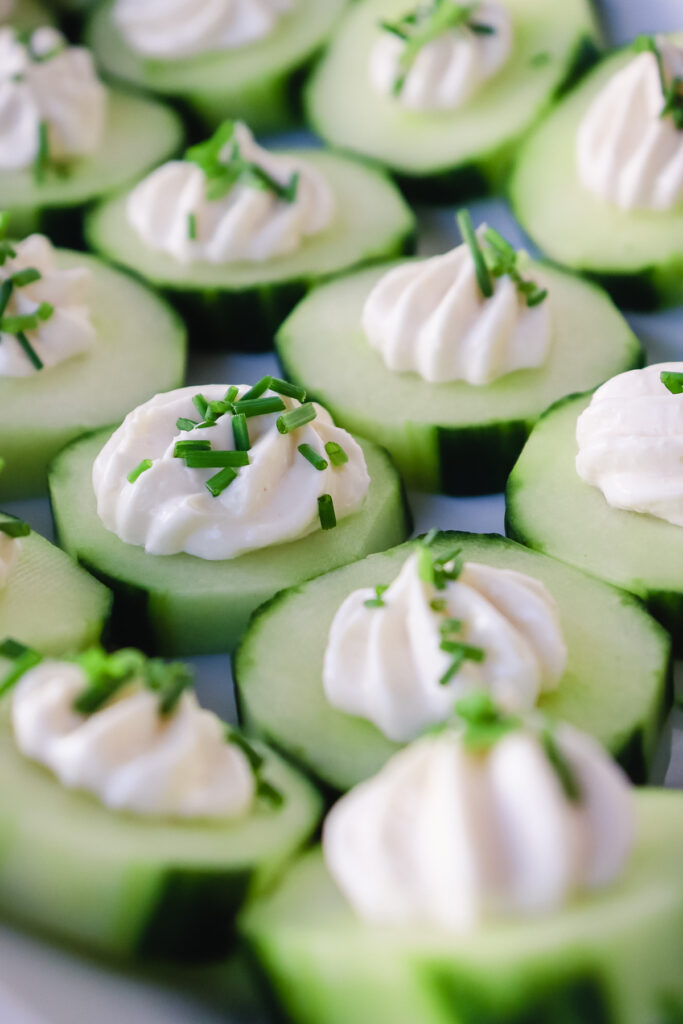 Easy Keto Cucumber Bites {Low Carb} - Explorer Momma