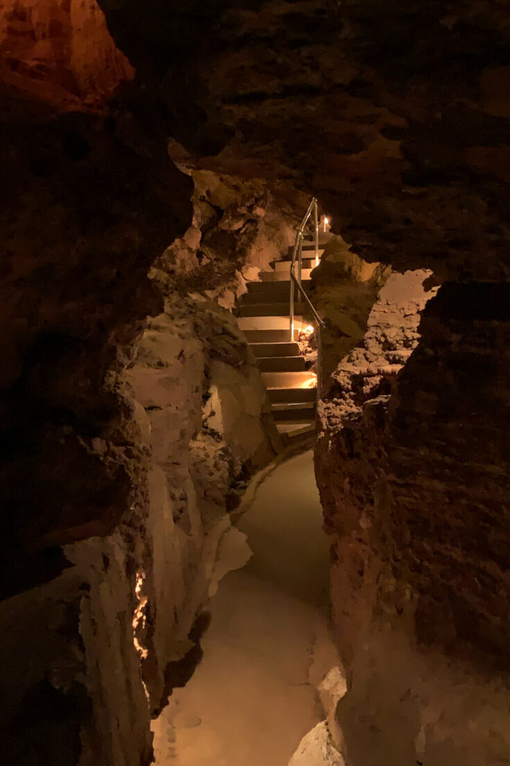 Staircase inside Cave of the Winds