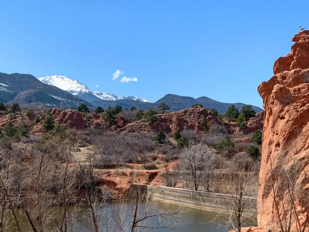 View of the Red Rock Open Space area near Colorado Springs
