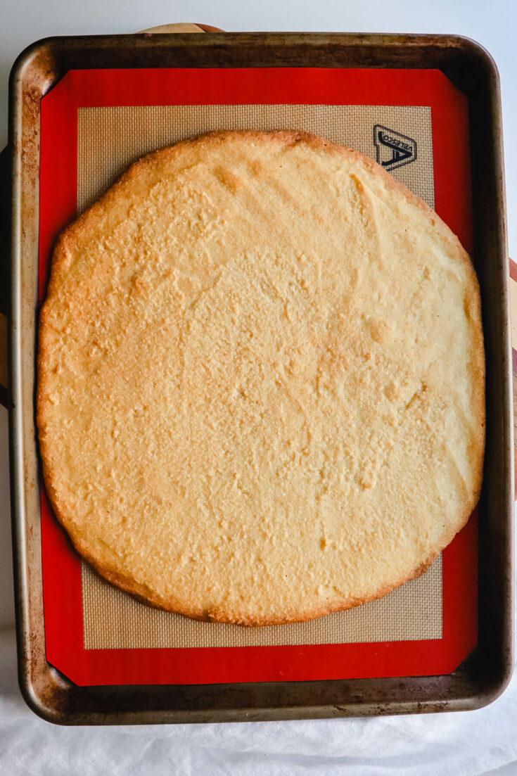 Baked keto cookie
