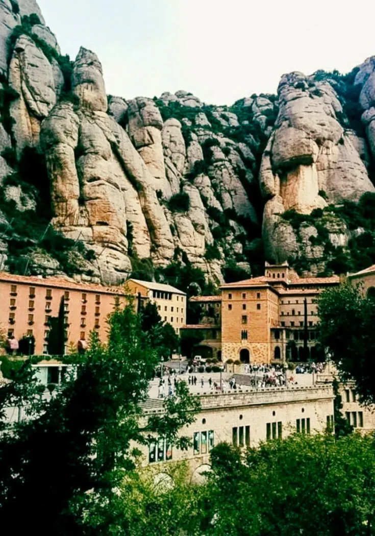 Montserrat cliff view
