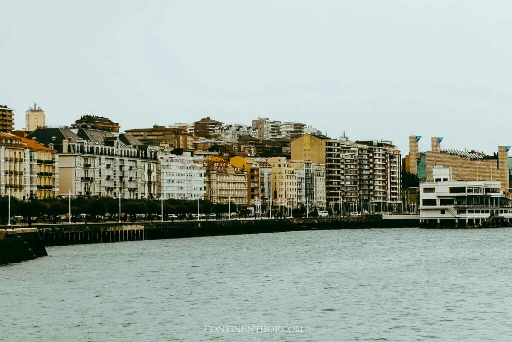 View of Santander Spain waterfront