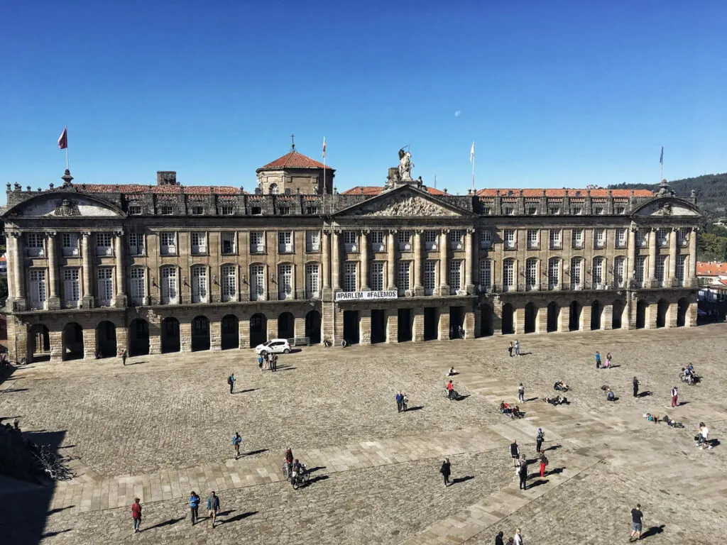 Santiago de Compostela square, Spain