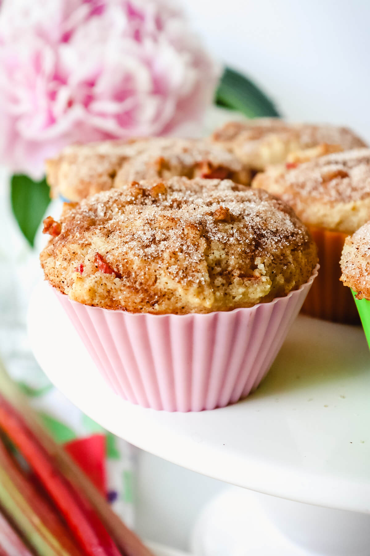 Keto Rhubarb Muffins Easy Keto Recipes Explorer Momma