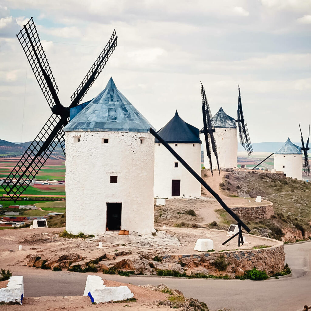 View of Toledo windmills