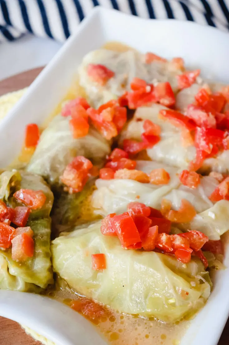 Keto cabbage rolls Georgian tolma