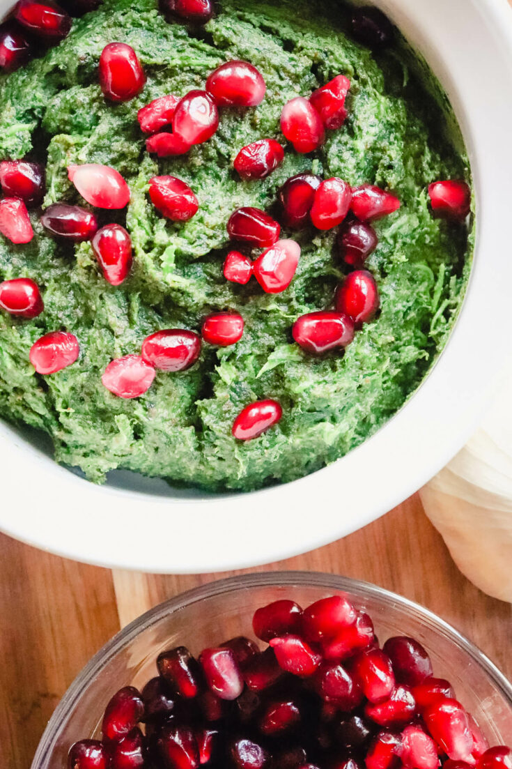 Georgian salad Spinach pkhali