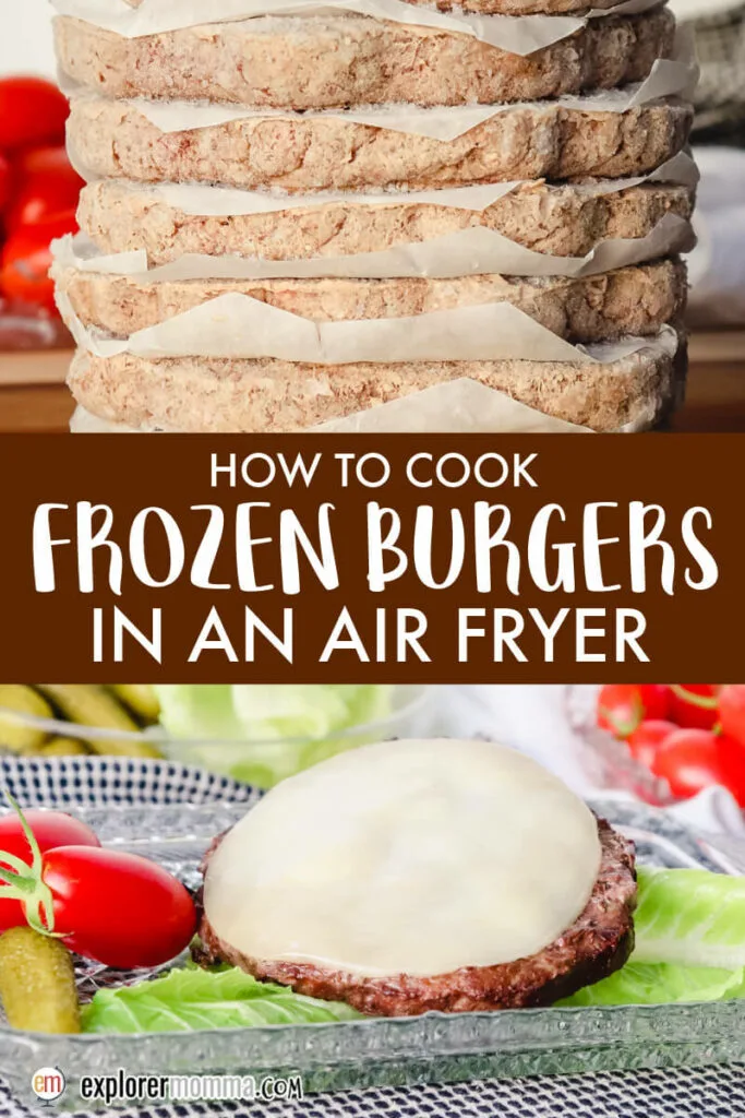 How to cook frozen burgers in an air fryer