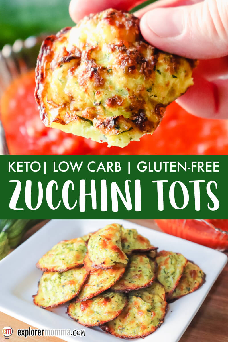 Keto Zucchini Tots Recipe - Baked or Air Fried - Explorer Momma