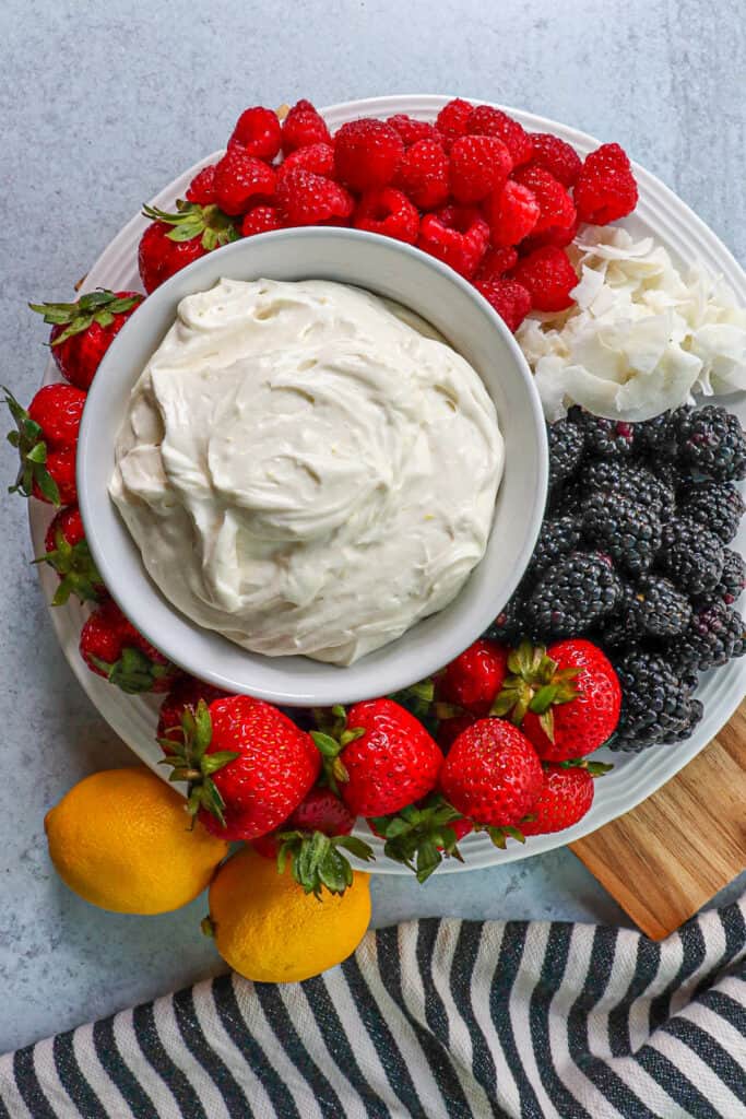 Creamy Low Carb Keto Fruit Dip Explorer Momma