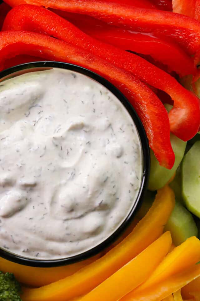 Easy Creamy Keto Dill Dip {Low Carb} Explorer Momma