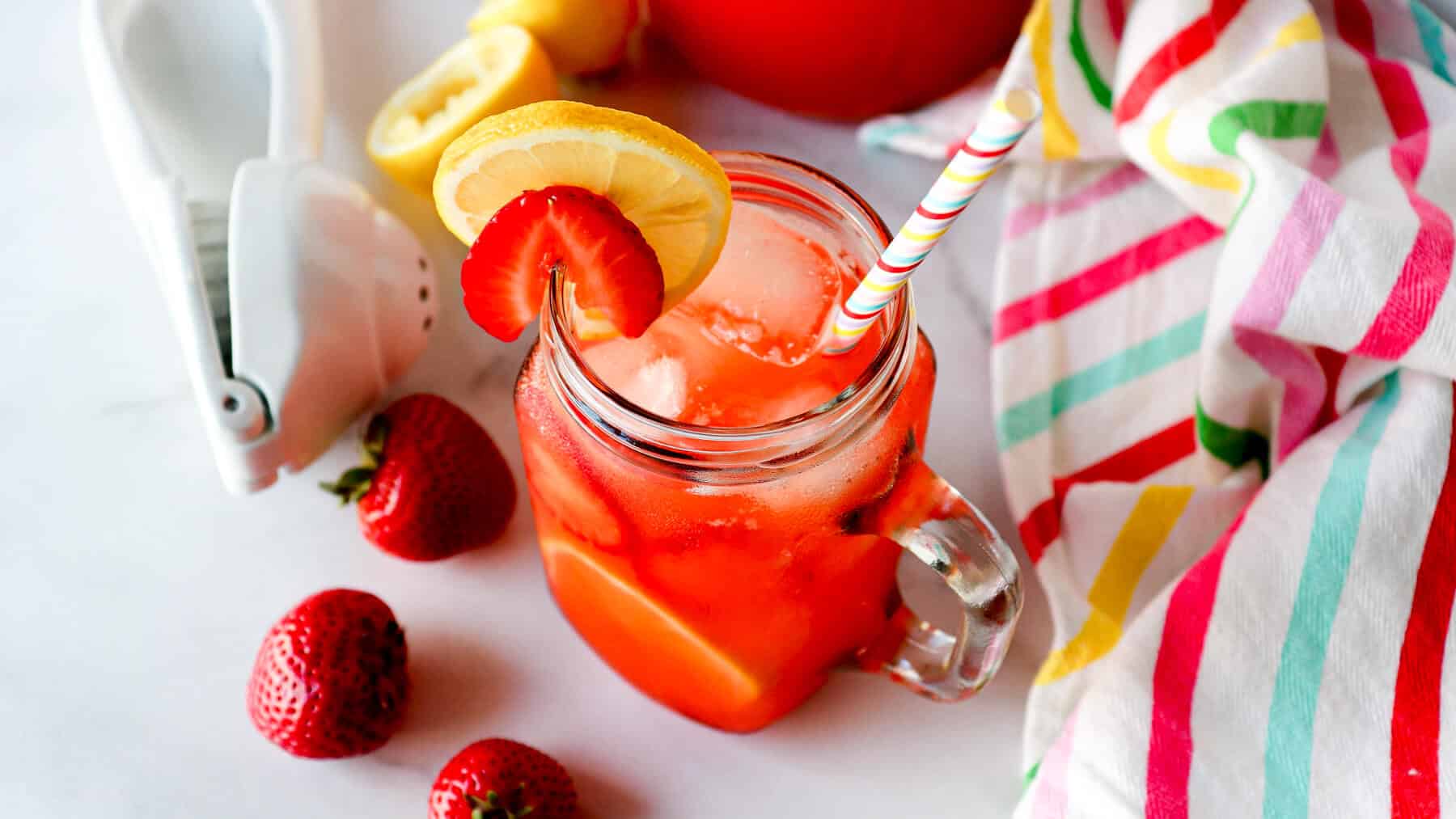 Easy Keto Strawberry Lemonade Ketogenic Recipe Explorer Momma