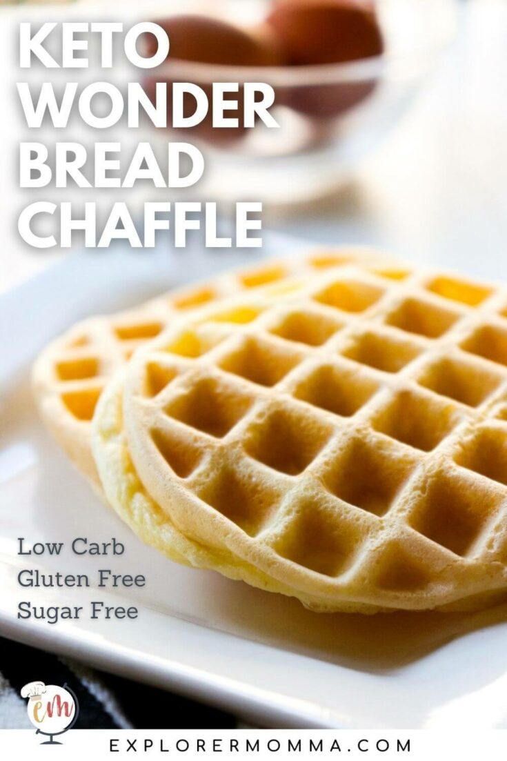 White Bread Bread Keto Chaffle Recipe - Saving You Dinero