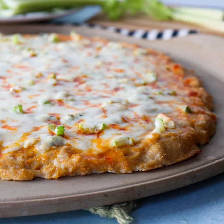 Keto Buffalo Chicken Pizza Recipe Explorer Momma