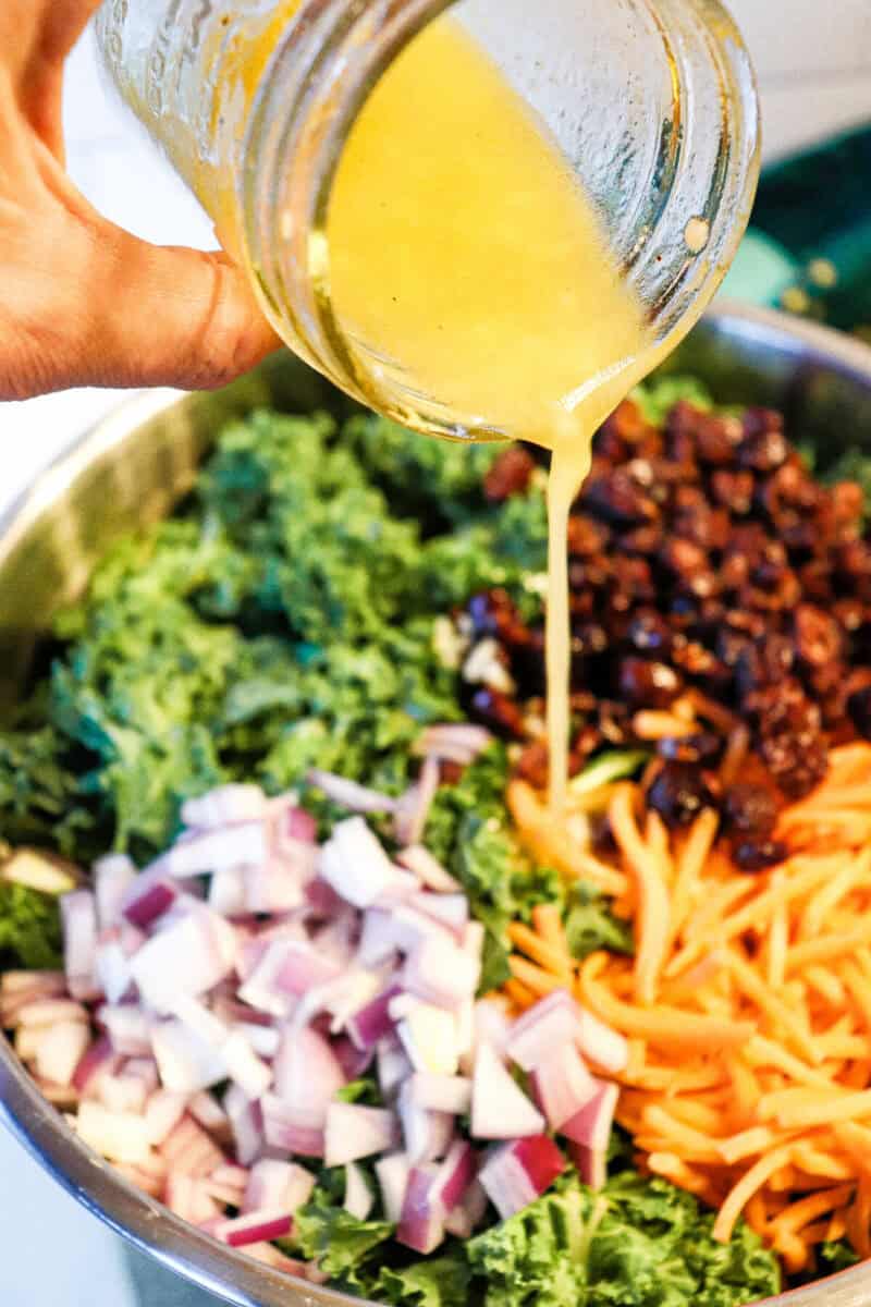 Keto Kale Salad Low Carb Holiday Sides Explorer Momma