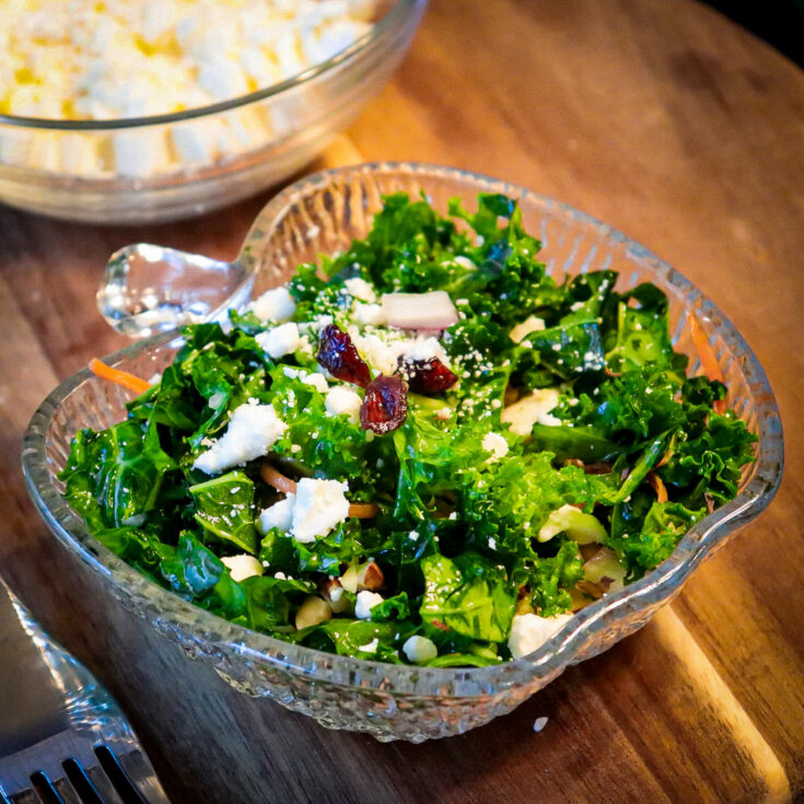 Keto Kale Salad Low Carb Holiday Sides Explorer Momma