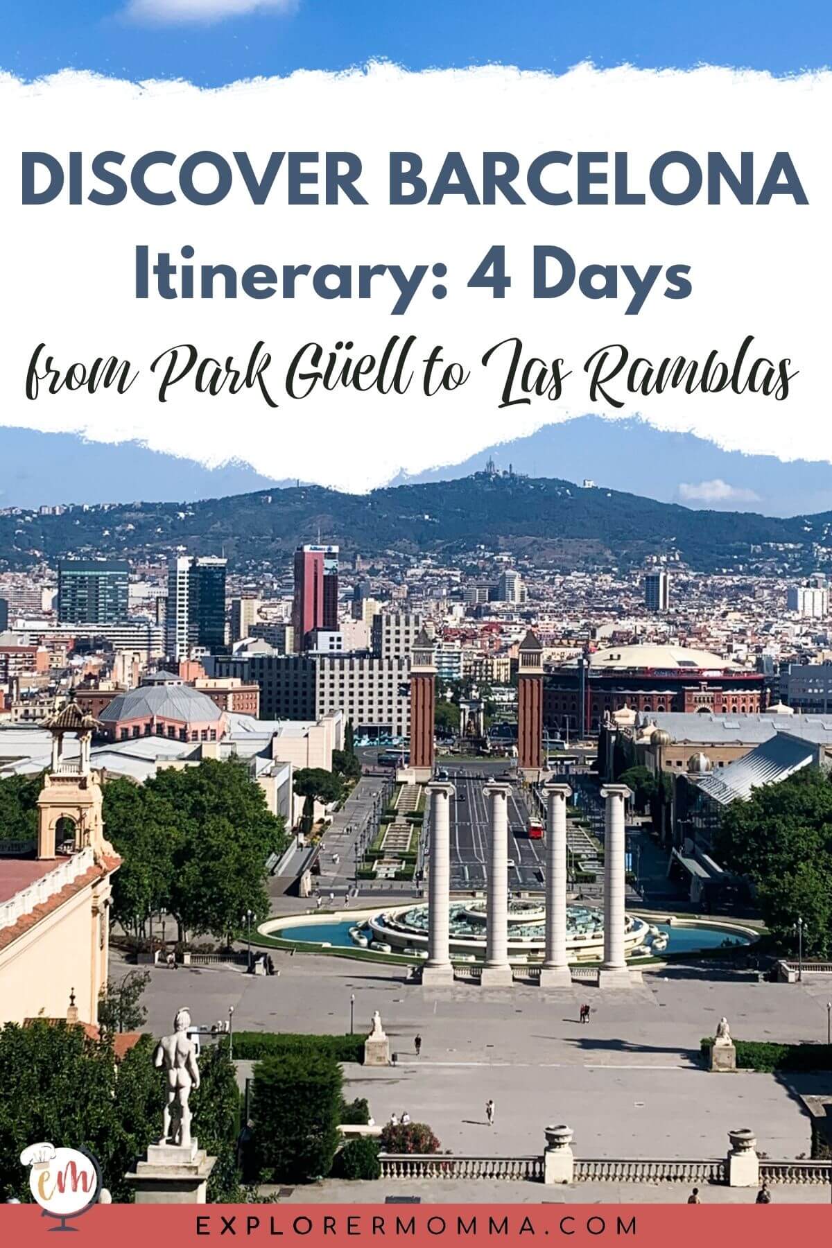 barcelona itinerary 4 days pdf