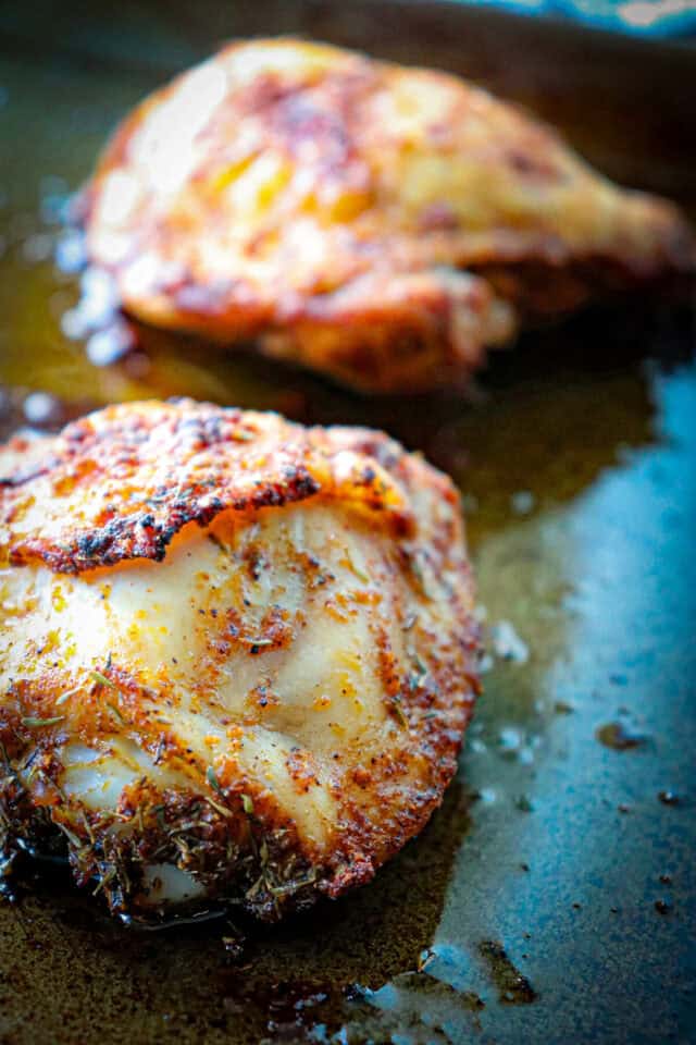 Oven Baked Chicken Thighs Recipe Keto & Low Carb