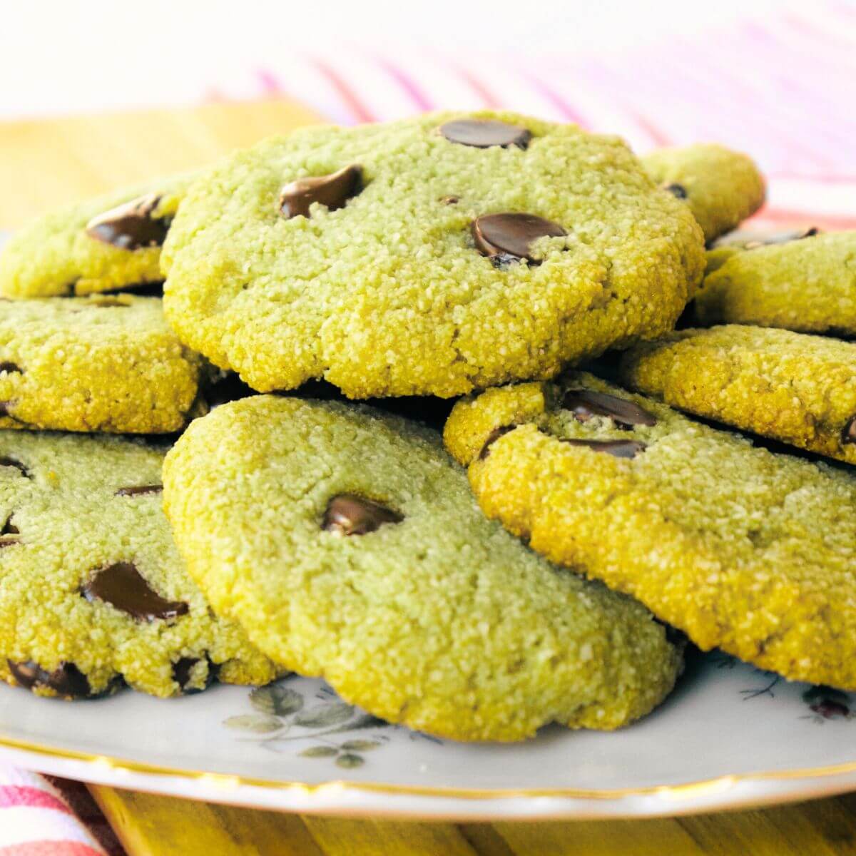 Gluten Free Matcha Cookies (Keto & Low Carb) - Explorer Momma