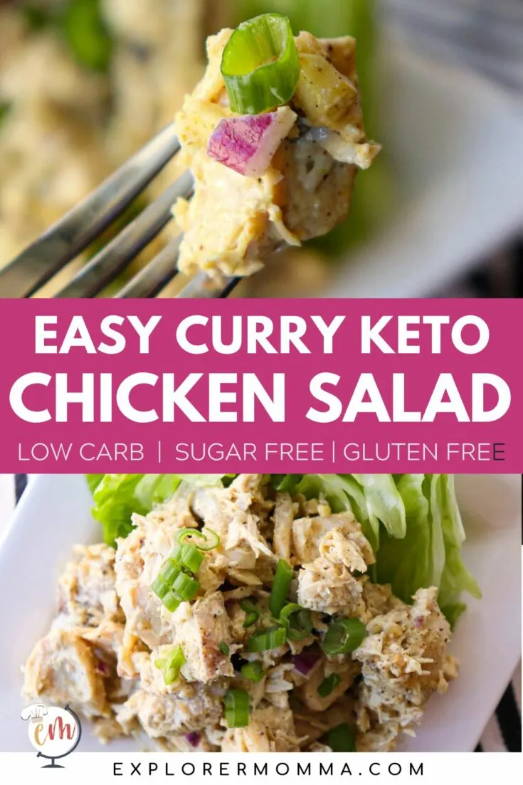 Curry Keto Chicken Salad Recipe (Low Carb) - Explorer Momma