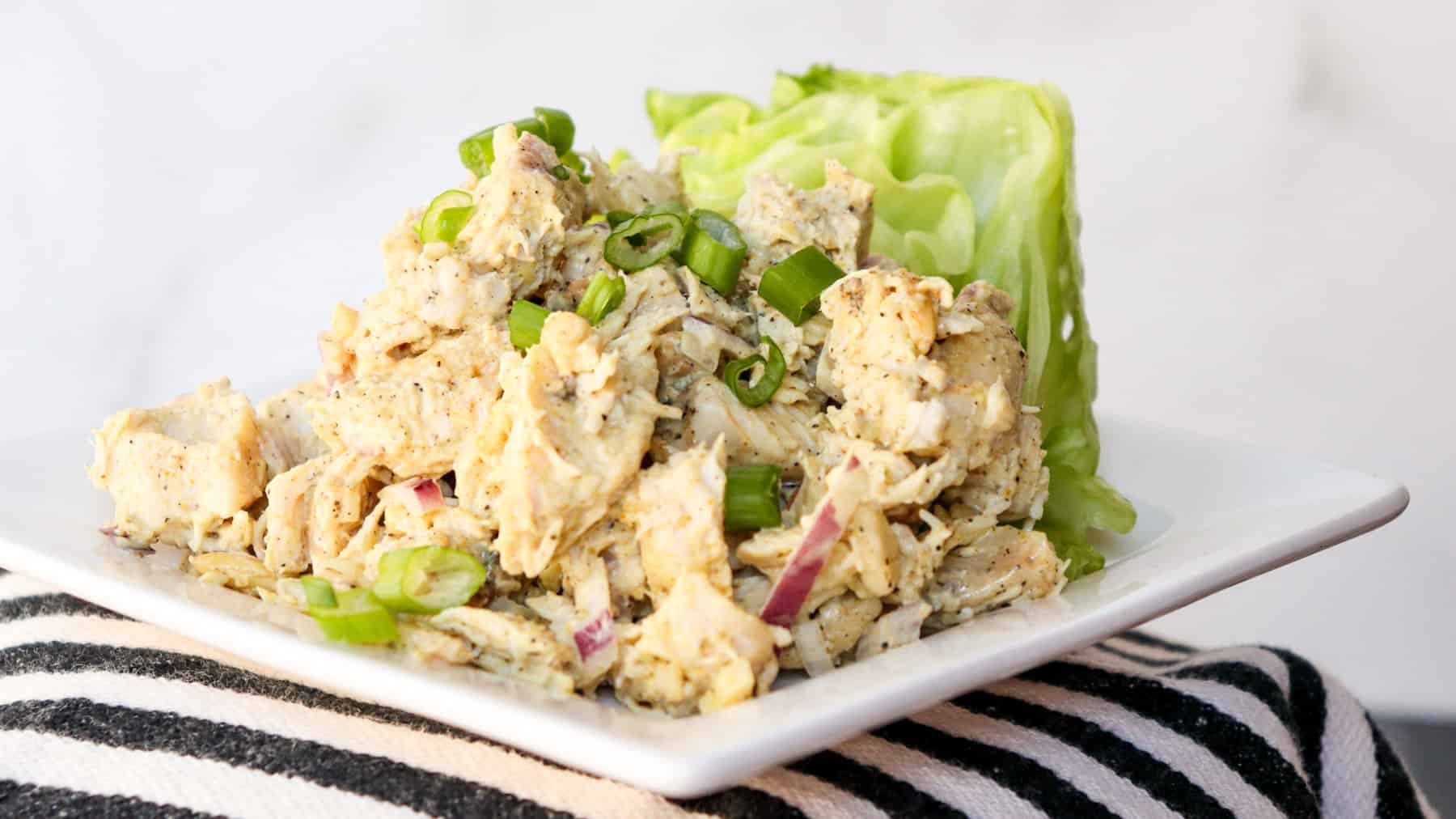 Curry Keto Chicken Salad Recipe (Low Carb) Explorer Momma