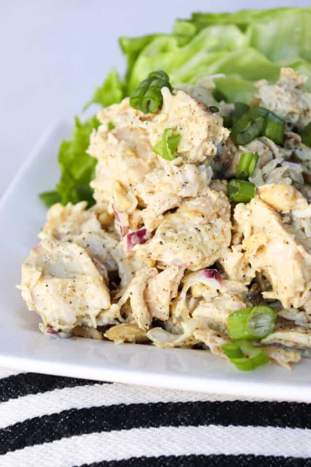 Curry Keto Chicken Salad Recipe (Low Carb) Explorer Momma