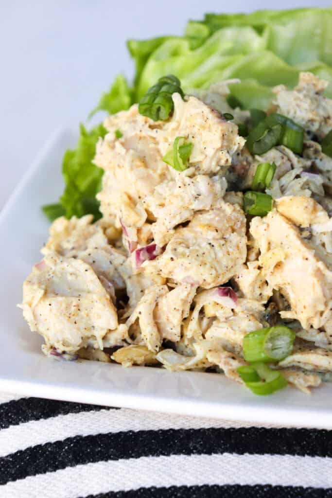 Curry Keto Chicken Salad Recipe (Low Carb) Explorer Momma