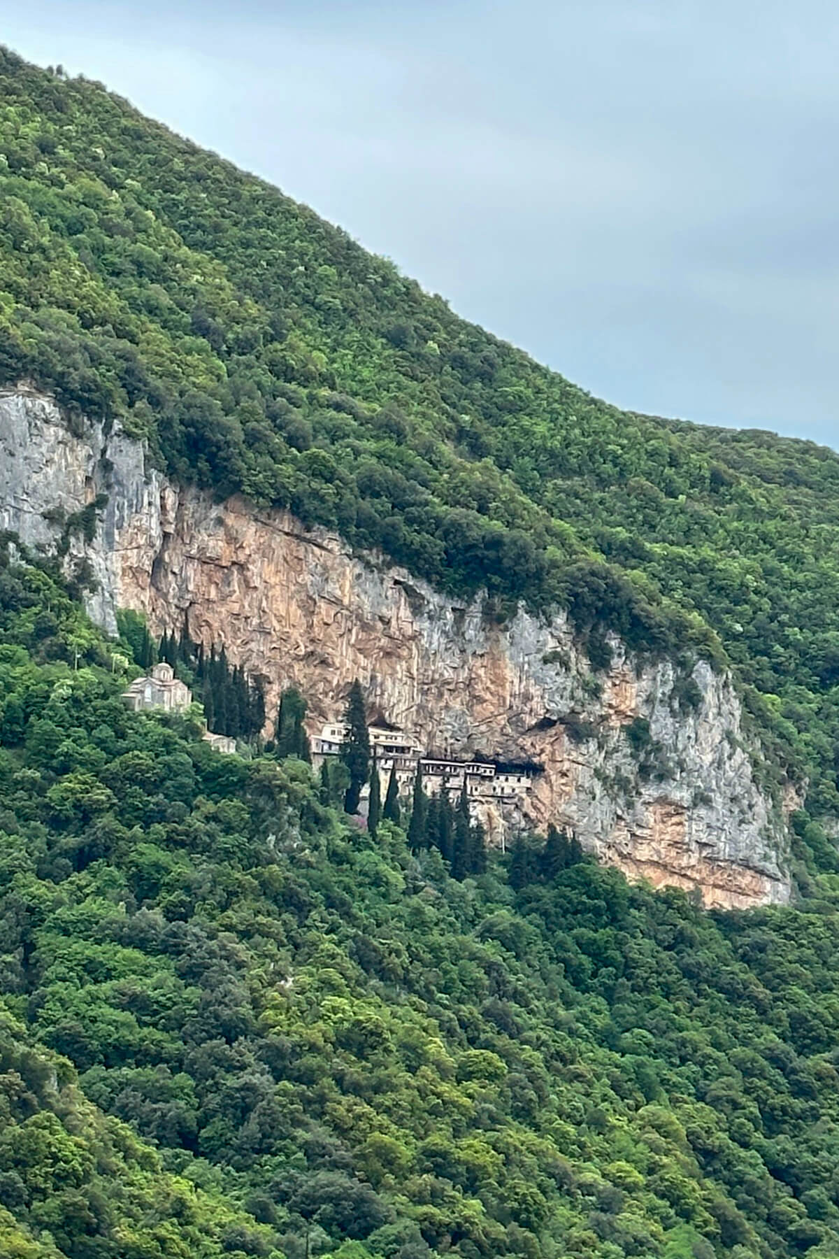A view of the monastery from afar