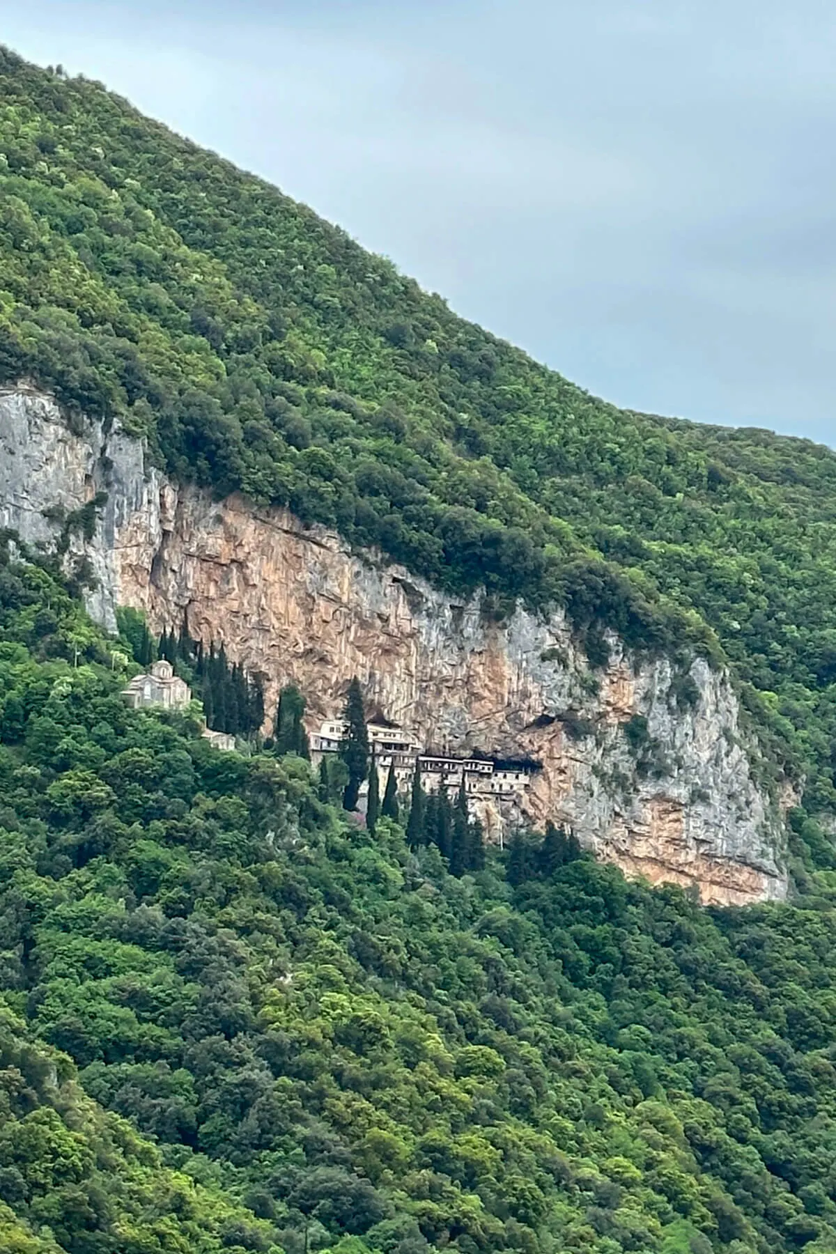 A view of the monastery from afar