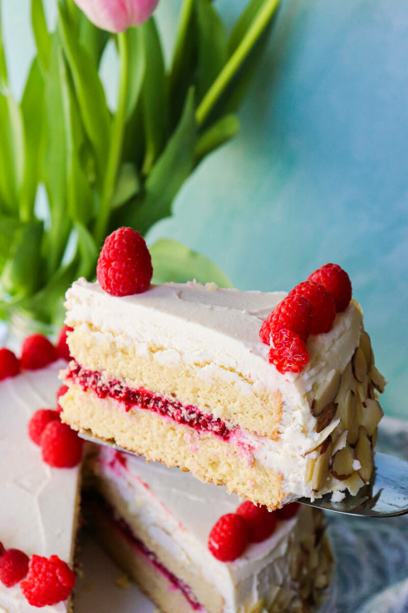 Almond Raspberry Keto Cake Box Mix Recipe