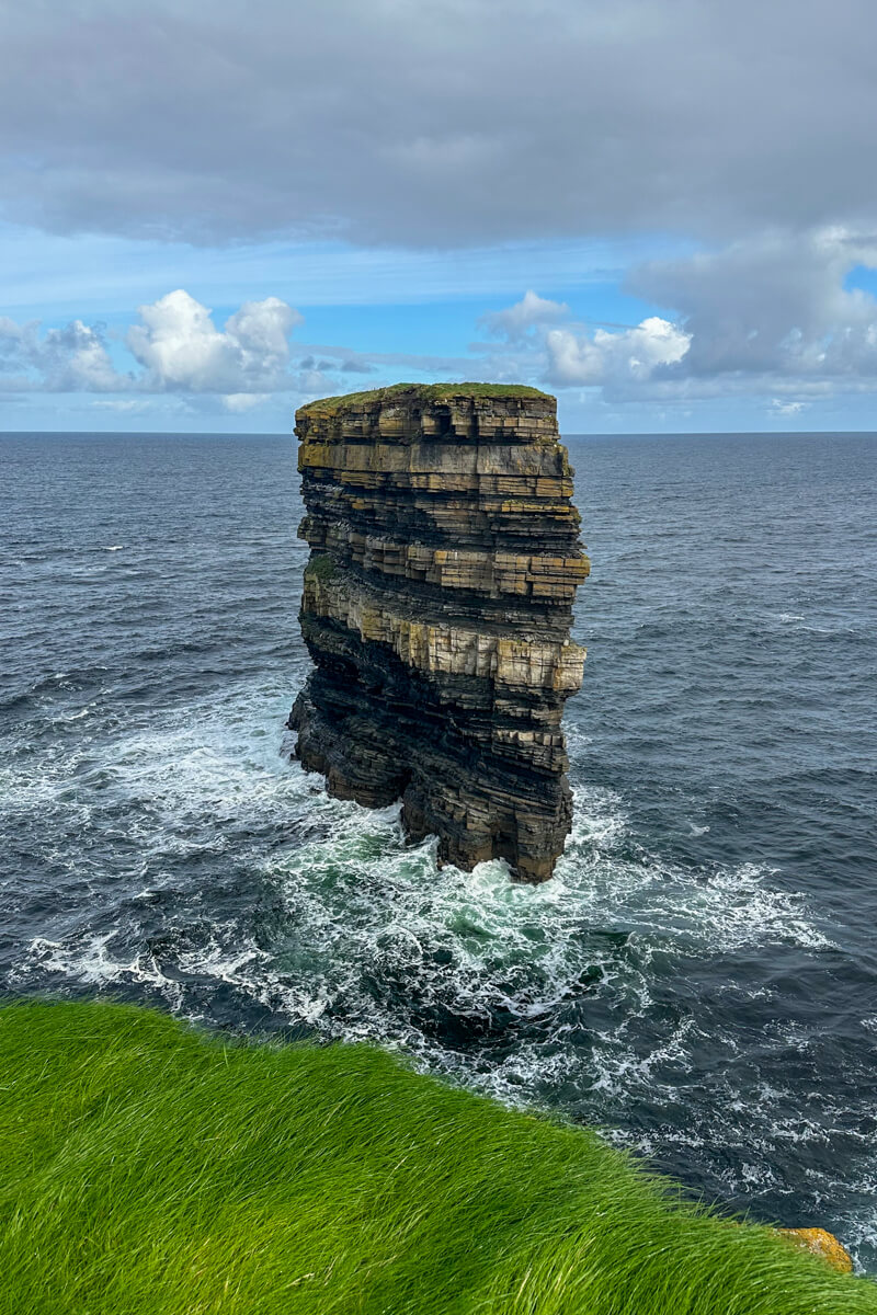 Dún Briste, the sea stack at Downpatrick Head, Ireland